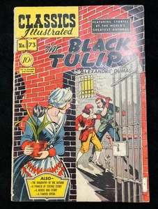 1950 Classics Illustrated #73 - The Black Tulip by Alexandre Dumas Fine Condition? - Bild 1 von 6
