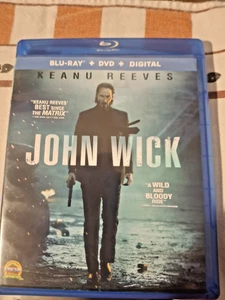 john wick 1-2 blu ray + dvd 2 disc each & john wick 3 blu ray 1 disc - Imagen 1 de 14