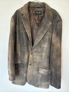 Vintage Scully Suede Suit Jacket 48 Long - Picture 1 of 6