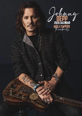 CALENDARS R US Johnny Depp 2026 A3 Calendar