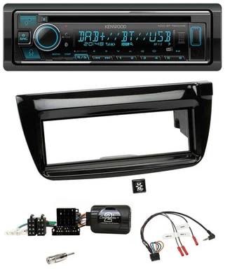 Kenwood Lenkrad Bluetooth DAB USB CD Autoradio für Fiat Doblo 2012-2015 piano - Bild 1 von 4