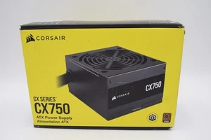 CORSAIR CX750 80 Plus Bronze Non Modular Low-Noise ATX 750 Watt Power Supply - Picture 1 of 8