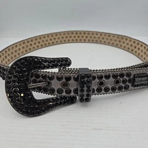 B.B. Simon Leather Belts RARE 34 - Picture 1 of 6