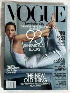 VOGUE Magazine October 2002 Christy Turlington VG+ American Yoga Pose - Picture 1 of 3
