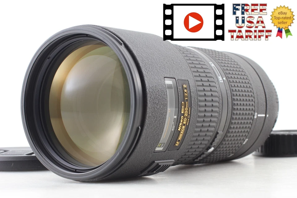 [MINT++] Nikon ED AF NIKKOR 80-200mm f/2.8 D III Late Telephoto Zoom From JAPAN - Image 1 of 4