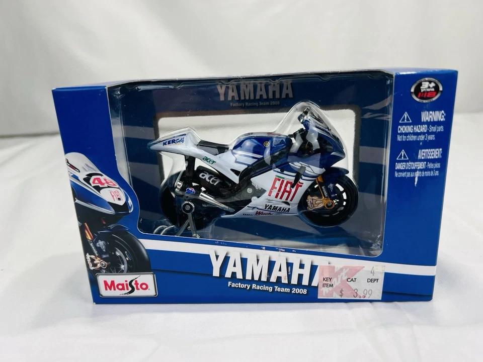 Maisto 1 18 Yamaha YZR-M1 Gauloises Fortuna Carlos Checa Diecast 2004