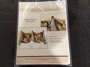 Southern Living Pleated Valance with Finials Pattern Instructions Pate-Meadows - Picture 1 of 1