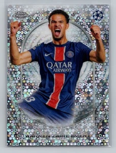 2024-25 Topps UEFA Warren Zaire-Emery Ultimate Stage Chrome Disco #USC-41 3830 - Picture 1 of 2