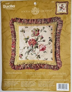 Bucilla FLORAL RHAPSODY Kit Opened but Complete - Picture 1 of 4