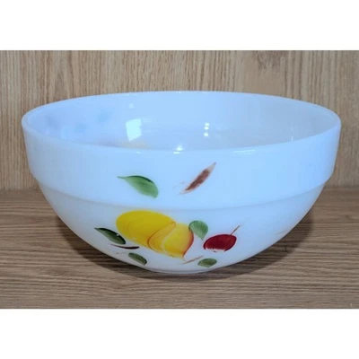 Fire King Anchor Hocking Mixing Bowl - 8.5" - Fruit Design - Image 1 of 4