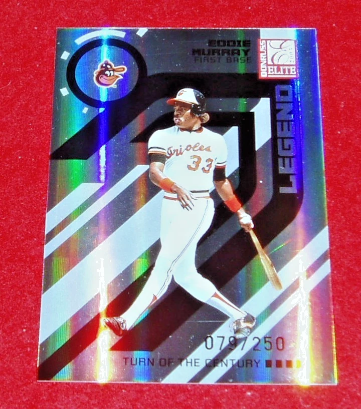 Donruss Elite Turn of the Century 2005 Eddie Murray #156--079/250 Foto 1 de 2