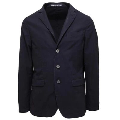 7609O giacca AT.P.CO. blu giacca EFFECT VINTAGE uomo jacket men TINTO IN CAPO Foto 1 de 4