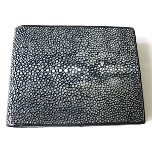 Stingray Leather Stingray Wallet Exotic Wallet Stingray Skin Bifold Wallet Gift - Picture 1 of 2
