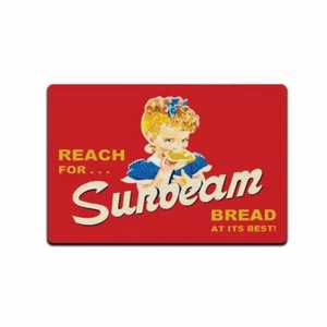 TIN SIGN Sunbeam Bread Vintage Replica Design Décor Kitchen Farm Cottage Store - Picture 1 of 4
