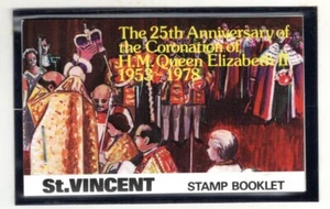 St. Vincent Stamp Scott #528-531, Queen's Coronation Anniversary, Booklet, MNH - Picture 1 of 1