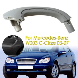 Front DRIVER Interior Door Pull Handle 1x Fits Mercedes W203 C-Class C230 Gray - Picture 1 of 9