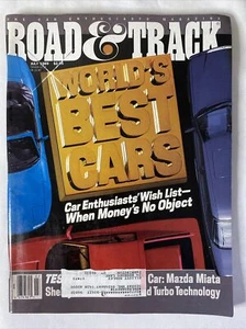 1989 July Road & Track Magazine Madza MX-5 Miata (CP179) - Picture 1 of 3