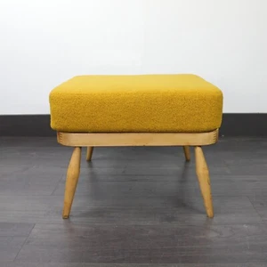 Mustard Boucle Replacement Cushions for Ercol 205 Footstool - Picture 1 of 7