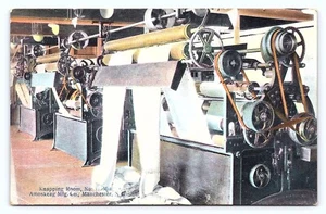 Manchester NH 1912 Knapping Room Amoskeag Mfg Mill No 11 Factory Postcard D26 - Picture 1 of 6