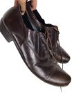 ALLSAINTS Brown Well Loved Well Worn Shoes 43 Vero Cuoio Oxford Broken In