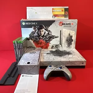 Microsoft Xbox One X 1TB Gears 5 Limited Edition Console Bundle. Clean. W 5 Game - Picture 1 of 18