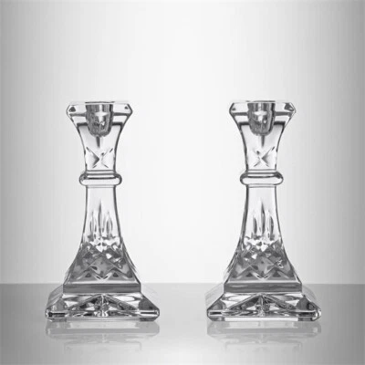 Waterford Lismore Candlestick Pair 6" - Image 1 of 4