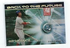 Marion Byrd 2002 Donruss Elite Back to the Future / Card # Bf-10 / Sn# 0781/1000