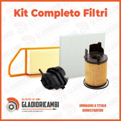 Kit tagliando Ford Fiesta 1.4 TDCI e Citroen Peugeot Filtro Aria Olio - Immagine 1 di 4