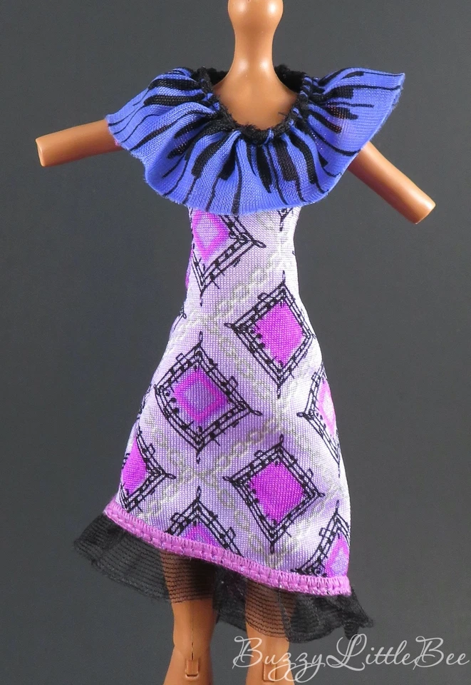 Muñeca Monster High Ari Hauntington ¿Cómo abucheas? Vestido morado Musical Note Foto 1 de 1