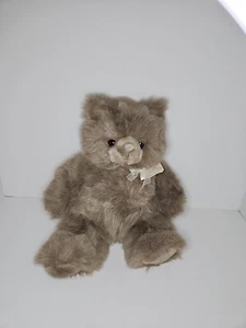 Oso de peluche Ty 1993 peluche pudgy 16" marrón tostado peluche vintage - Imagen 1 de 6