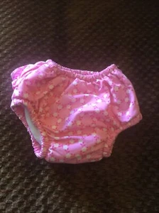 i Play Baby Swim Diaper Pink Floral Size 6 - 12 Months Floral Ruffle~ Snaps - Picture 1 of 5