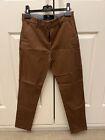 BOYS NEXT SLIM FIT BROWN COTTON CHINO TROUSERS  AGE 11 VGC