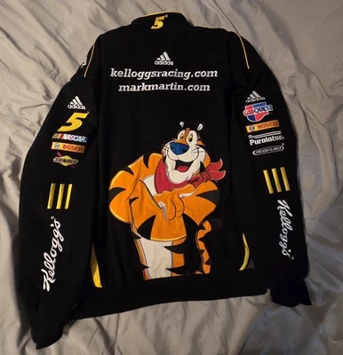 Chaqueta Mark Martin NASCAR JH Design Kelloggs Tony Tiger "¡Genial!" Chaqueta XXL #5 Foto 1 de 4