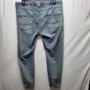 Pantalones de chándal de mezclilla con cordón cintura XL 36 x 30 Signature Levi Strauss & Co. para hombre - Imagen 1 de 8
