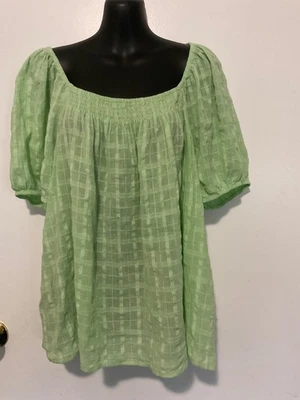 Túnica Vero Moda verde limão tamanho XL - Imagem 1 de 4