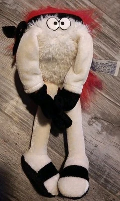Monster Plush Karate Kung Fu Stuffed Animal Stretchy Arms Hanging 13" B J Toy - Image 1 of 4
