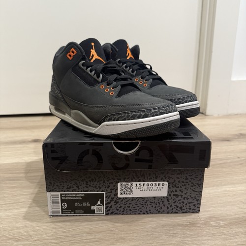 Taglia 9 Jordan 3 Retro 2023 Mid Fear