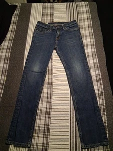 Abercrombie Kids Jeans 16 28x28 Zip Fly Med Wash Straight Leg - Picture 1 of 7