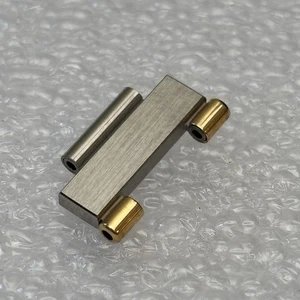 USED Omega 12mm x 7mm Constellation SS+ 18k Gold Link Replacement Part Genuine - Picture 1 of 6