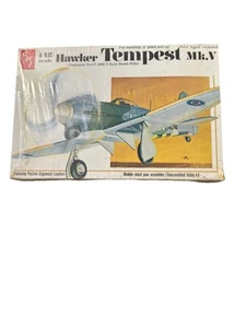 AMT Hawker Tempest Mk. V Flugzeug Modellbausatz #T641 Maßstab 1:48 Neu aus altem Lagerbestand versiegelter Karton - Bild 1 von 14
