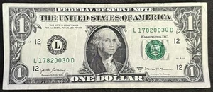 2017 A San Francisco $1 Bill August 17th 2003 Birthday/Anniversary Low Sum 21 - Picture 1 of 2