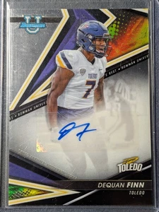 Dequan Finn Auto Refractor 2022-23 Bowman's Best University Toledo Rockets - Picture 1 of 2