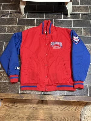 VTG Philadelphia Phillies Bomber Jacket USA Made Big Patch Varsity Mens - Image 1 of 4