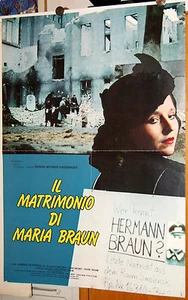 soggettone film IL MATRIMONIO DI MARIA BRAUN R.W. Fassbinder Hanna Schygulla - Picture 1 of 1