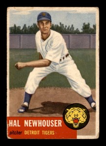1953 Topps #228 Hal Newhouser   G/VG X2828808