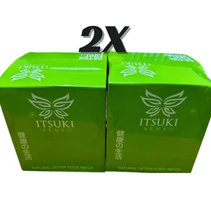 2X 50pcs Itsuki Kenko Natural Detox Foot Patch Herbal Toxins Feet Deep Cleansing - Picture 1 of 10