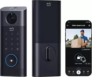 eufy S330 Video Smart Lock Camera Doorbell Fingerprint Keyless Entry Door Lock - Picture 1 of 7