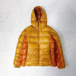 Montbell Alpine Down Parka Orange Men's S Lightweight Genuine Free Shipment - - Picture 1 of 14