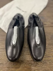 Scarpe slip on da donna Pierre Hardy con schienale stretch in pelle nera taglia 38 NUOVE - Foto 1 di 5