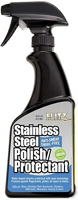 FLITZ Stainless Steel Polish & Protectant 16oz/473ml Spray Bottle (SEE VIDEO) • 18.95$